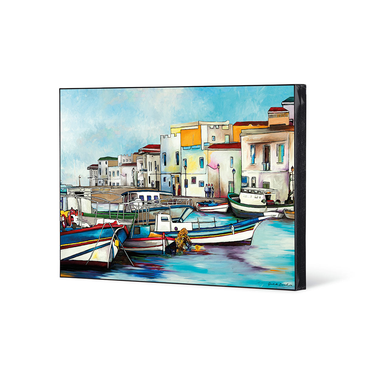 Tela "Il Porticciolo" 100X80